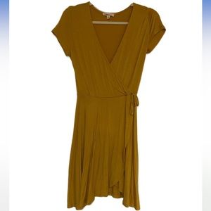Rolla Coster Yellow Wrap Dress Small